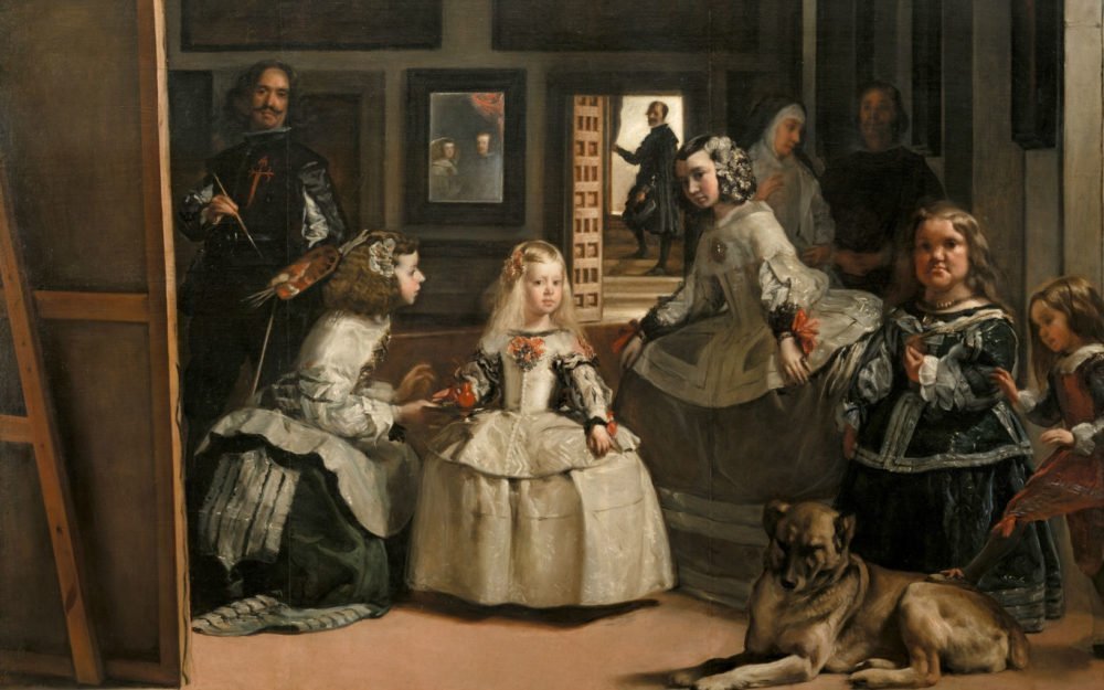 España, de Manuel Vilas. Las meninas, de Velázquez